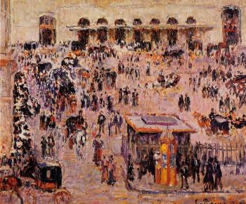 Camille Pissarro : Cours du Havre, Gare Saint-Lazare
